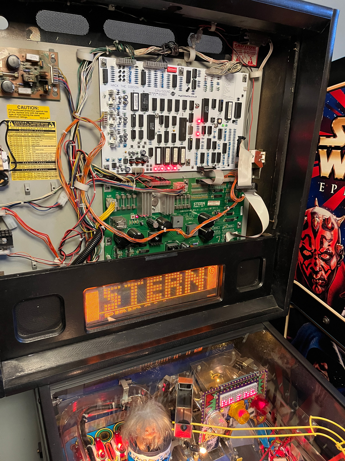 Stern/Sega Whitestar CPU/Sound Boards 520-5136-00