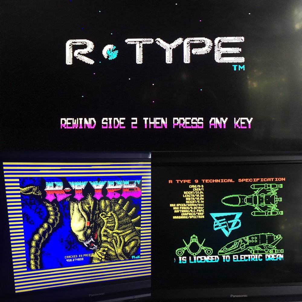 myPinballs ZX Spectrum 128k Remake - R-TYPE